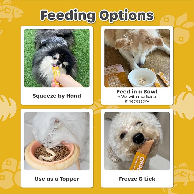 Squeeze Vita Stick Lickable Treats for Dogs & Cats. 49 Kidney support sticks with essential multivitamins. Soft and tasty paste for all life stages, supporting kidney health