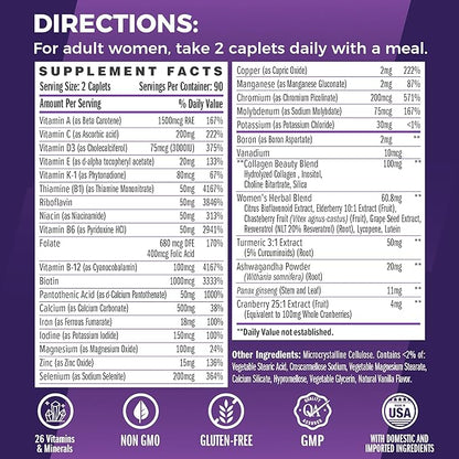 Vitamin World Ultra 360 Multivitamin 180 Caplets