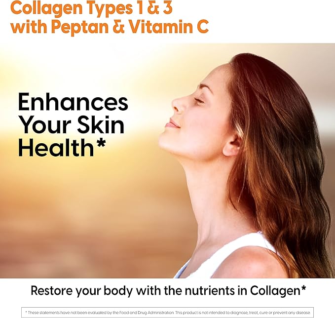 Doctor's Best Collagen Types 1 and 3 with 1000 mg, 180 Tablets
