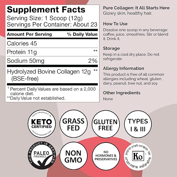 Zint Collagen Peptides Powder (10 Ounce):