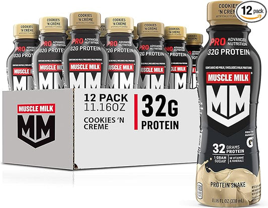 Muscle Milk Pro Series Shake, Cookies 11.16 Fl 12)