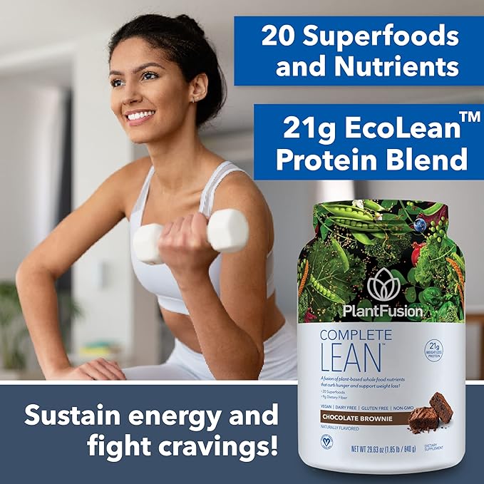 PlantFusion Complete Lean Plant Based Protein Powder 1.85 lb