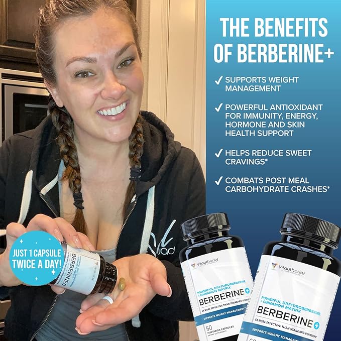 Berberine with Ceylon Cinnamon Supplements 30 Servings