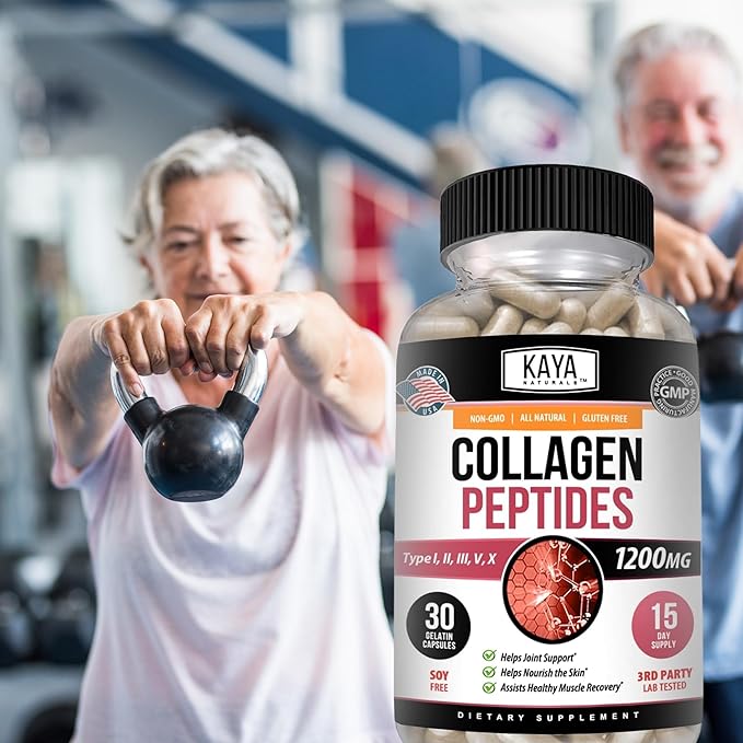 Kaya Naturals Multi Collagen Peptides Complex 30 Count