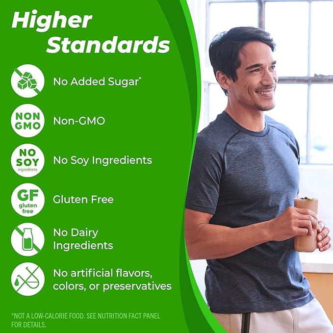 Orgain Organic Vegan Protein Powder, Vanilla Bean 21g Plant 6g Prebiotic 2.03 lb
