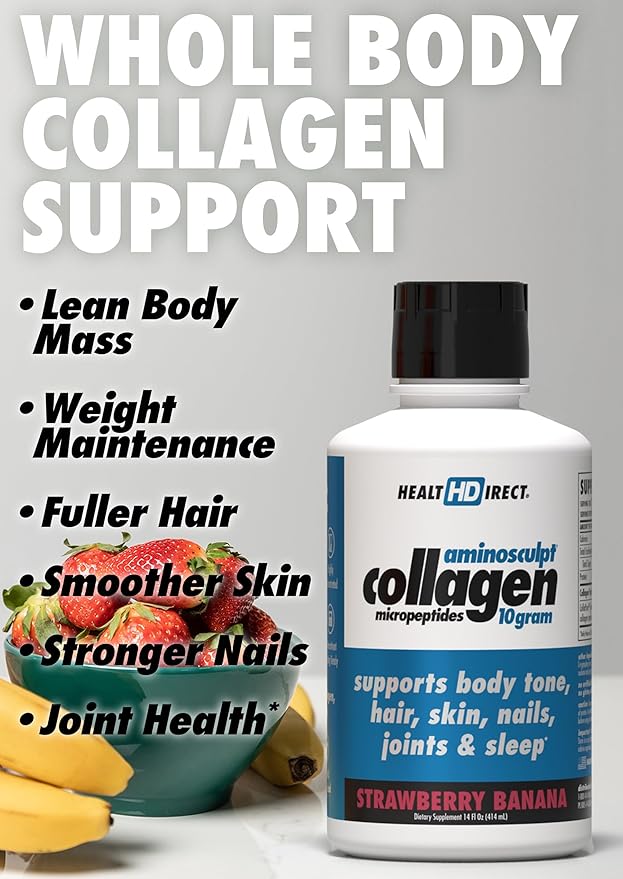HEALTH DIRECT – AminoSculpt Liquid Collagen 14 FL 14 Servings 10 Grams