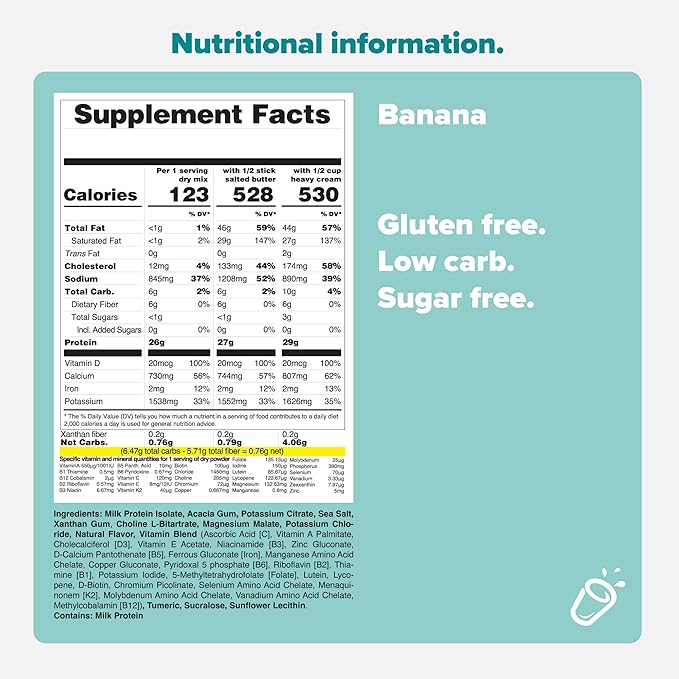 KETO CHOW BANANA 1 MEAL