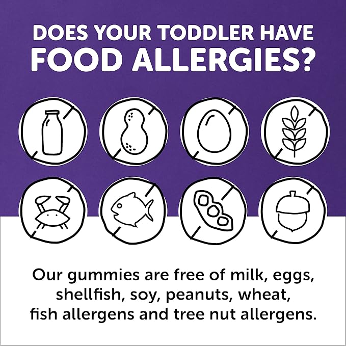 SmartyPants Toddler Multivitamin Gummies: Omega 3 D3, C, B12, B6, B6, Vitamin 180 Count (60 Day