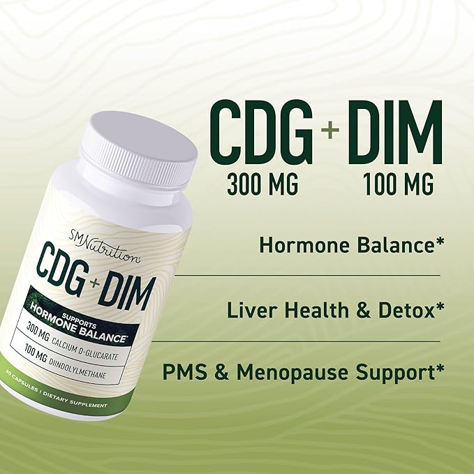 Calcium D-Glucarate with DIM Supplement 30ct