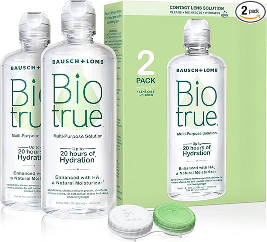 Biotrue Contact Lens Solution, Multi-Purpose Solution 10 FL 2)