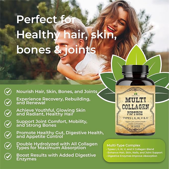 Multi Collagen Peptides Capsules 120 Capsules