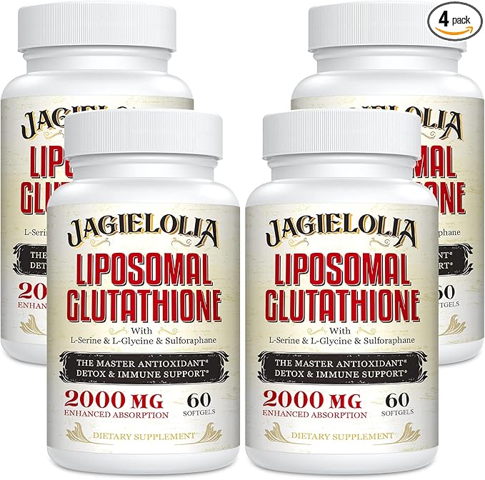 Liposomal Glutathione 2000 mg with L-Serine, 240 Softgels