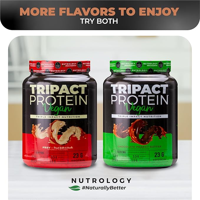 TRIPACT Vegan Protein Powder, for Vegan 20 Servings