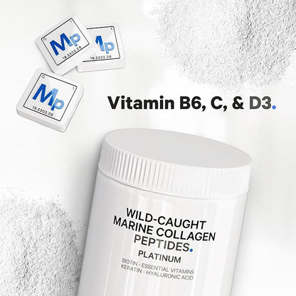 Codeage Marine Collagen Protein Powder Supplement, 10,000 mcg, D3 & B6, Keratin, 11.50 oz