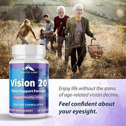 Zenith Labs Vision 20 Clinically Proven 6 Pack