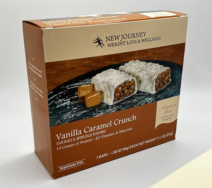 Vanilla Caramel Crunch Bar (7 bars/box)