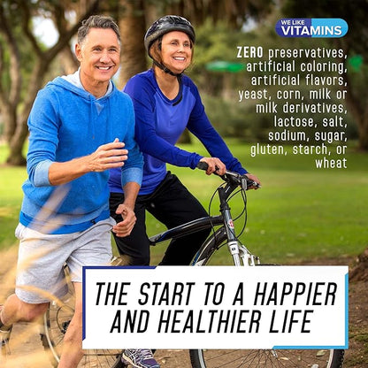 We Like Vitamins DHEA 100mg 200 Capsules - 200 Day Supply of DHEA Capsules - Helps with Hormone Balance and Energy Levels for Men & Women
