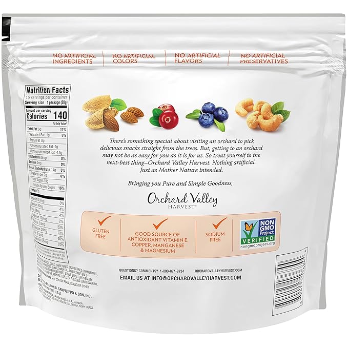 Orchard Valley Harvest Antioxidant Mix, 1 15 Ct,