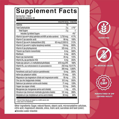 Celebrate Vitamins High ADEK Multivitamin Chewables, 180 count