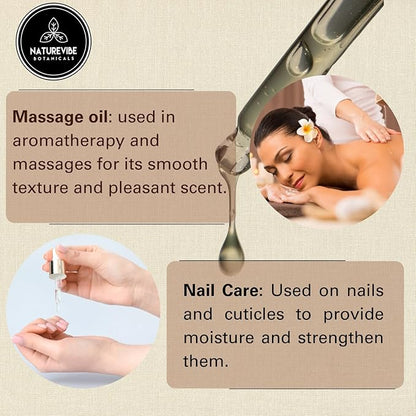 Naturevibe Botanicals Jamaican Black Castor Oil 32 Ounces 100% Pure