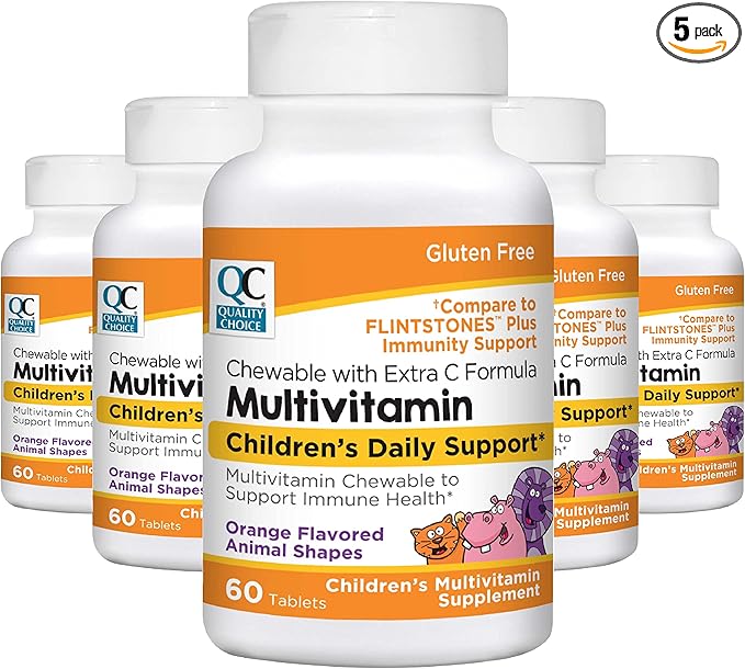 Quality Choice Children's Animal Shaped Multivitamin (5 Pack)