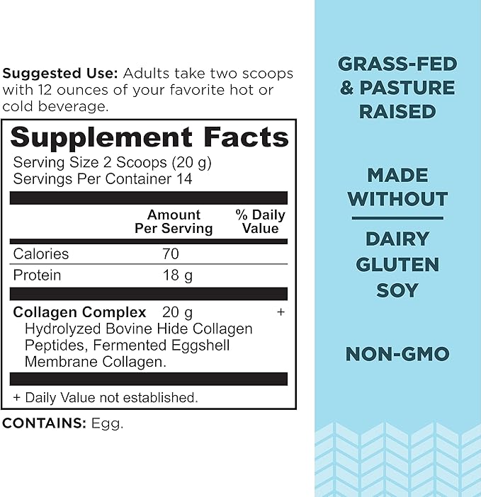 Ancient Nutrition Unflavored Collagen Peptides, 9.88