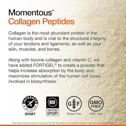Momentous Grass Fed Collagen Peptides Powder (30 Servings)