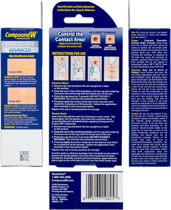 Compound W Freeze Off Advanced Wart 1 Count