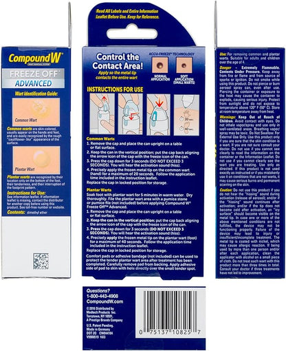 Compound W Freeze Off Advanced Wart 1 Count