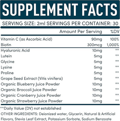 Vegan Collagen Builder Liquid Supplement 120ml, 60 60 Day