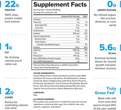 LEGION Whey+ Whey Isolate Protein Powder 30 Servings