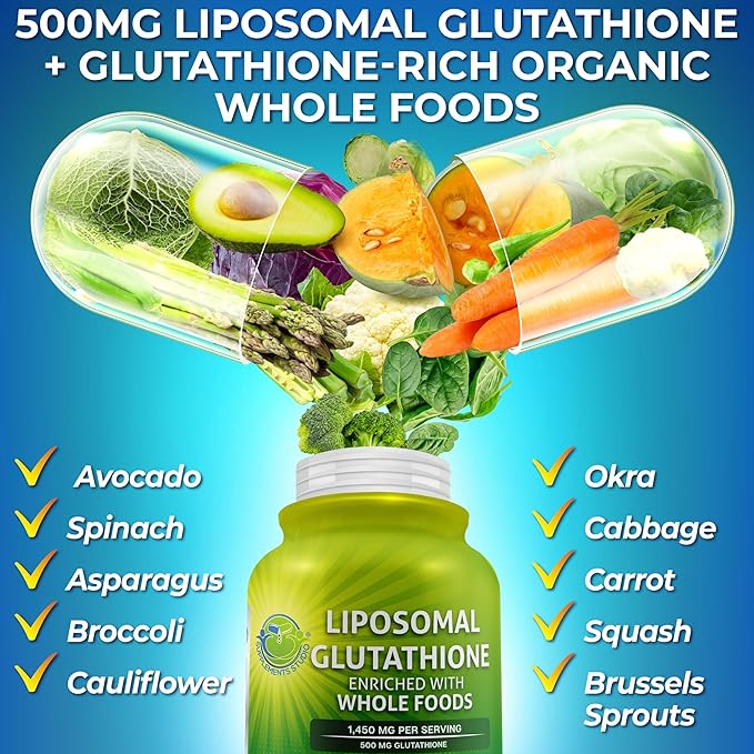 Liposomal Glutathione 500mg 60 count