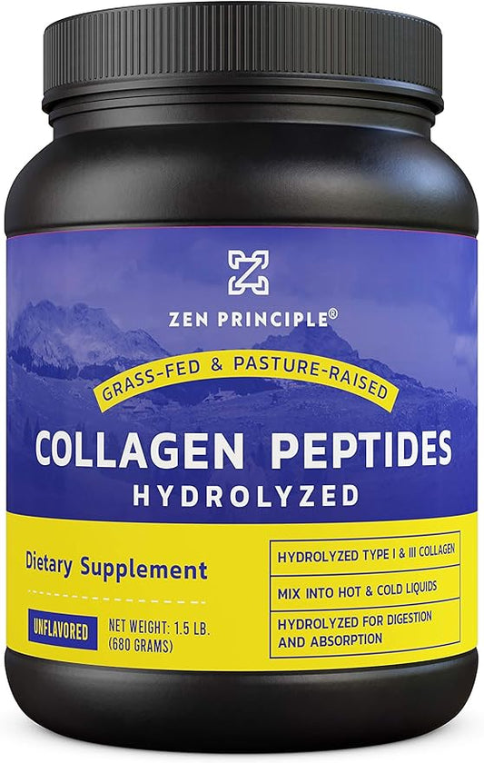 Zen Principle Grass-Fed Collagen Peptides 1.5