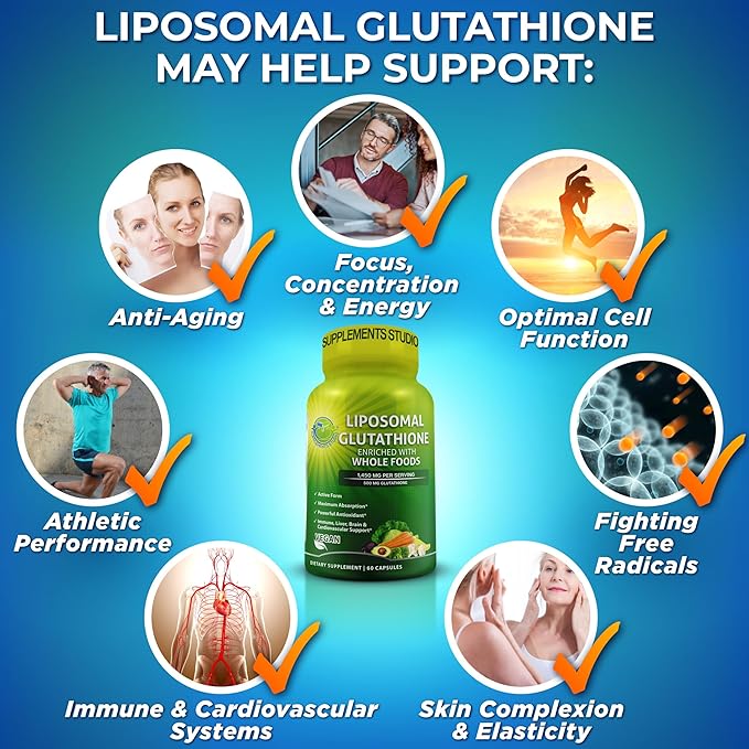 Liposomal Glutathione 500mg 60 count