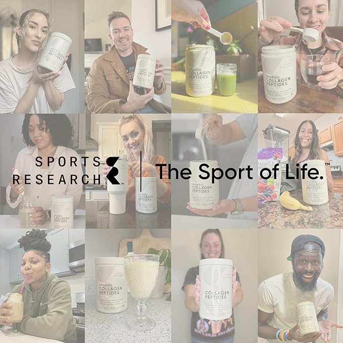 Sports Research® Organic Collagen Powder 30 Servings
