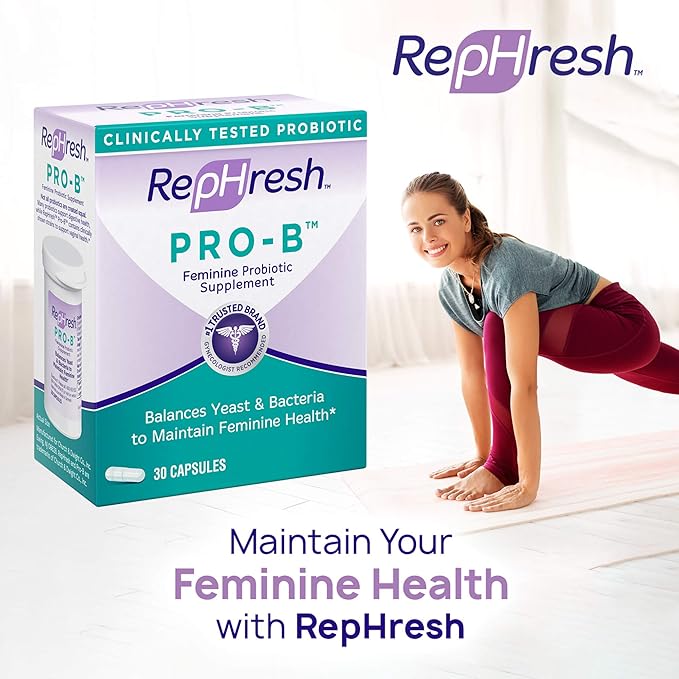 RepHresh Pro-B Probiotic Supplement for Women, 30 Oral