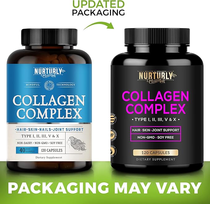 Multi Collagen Peptides Powder Capsules 120 Capsules