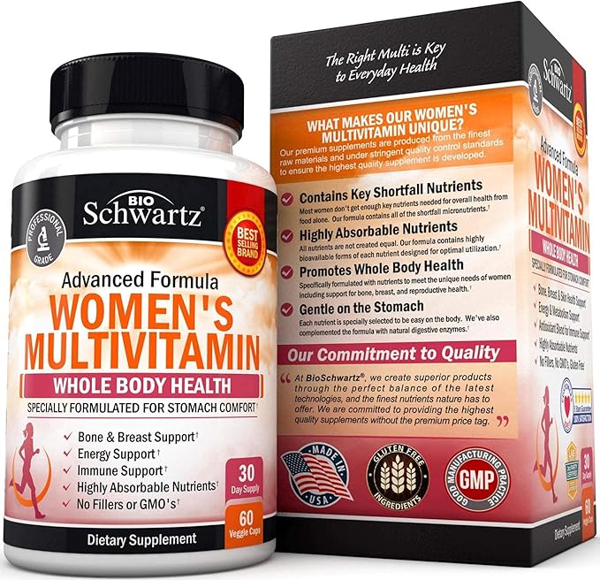 Multivitamin for Women with Vitamin D3 60Ct