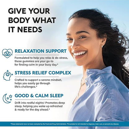Stress Relief Supplement Gummies 500 mg 5-HTP | 60 Gummy