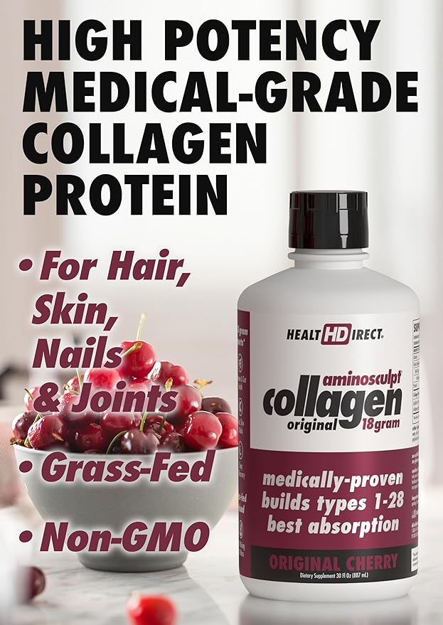 HEALTH DIRECT – AminoSculpt Liquid Collagen 30 Fl 18 Grams