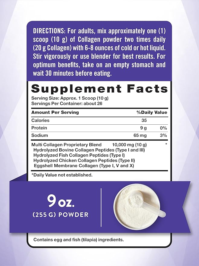 Nature's Truth Multi Collagen Powder 9 oz