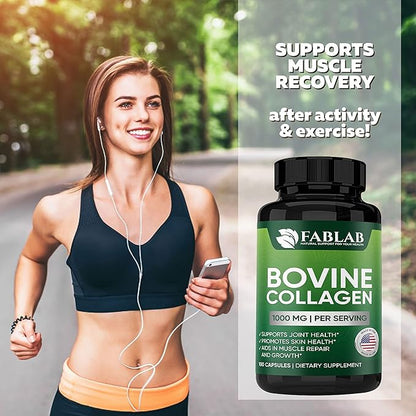 FabLab Bovine Collagen Type I Supplement 100 Capsules