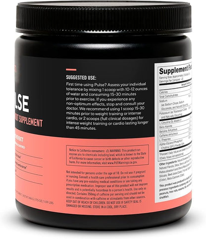 LEGION - All Natural Nitric Oxide Preworkout Drink to Boost Energy, Creatine Free, Naturally Sweetened, Beta Alanine, Citrulline, Alpha GPC (Rainbow Sherbet)