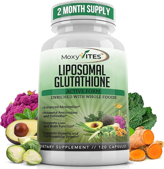 Liposomal Glutathione Supplement 500mg 120 Count