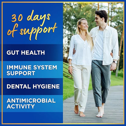 Lactobacillus Salivarius Probiotic - 24bn CFU L Salivarius Dental Probiotics for Teeth and Gums - Bad Breath Treatment for Adults, Immune Support, Digestive Health - 60 Oral Probiotic Capsules