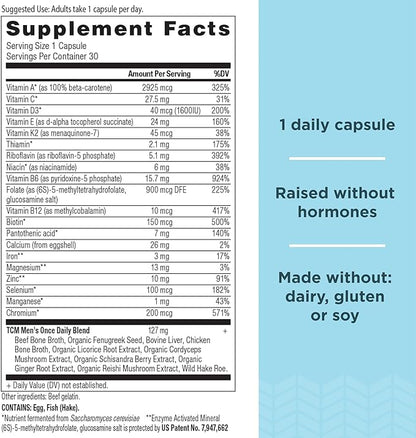 Ancient Nutrition Multivitamin for Men, Ancient 30 Ct, K2, Fenugreek