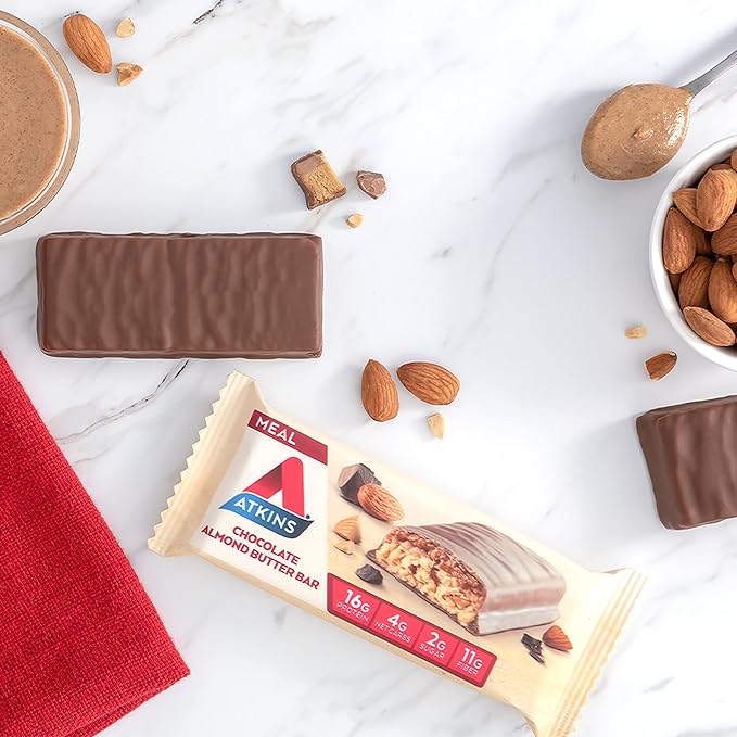 Atkins Chocolate Almond Butter Protein Meal 5 Count 2)