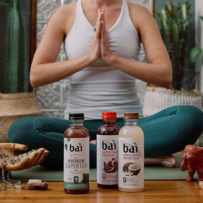 Bai Coconut Flavored Water, Molokai Coconut, Antioxidant Infused Drinks, 18 Fl. Oz. (Pack of 6)