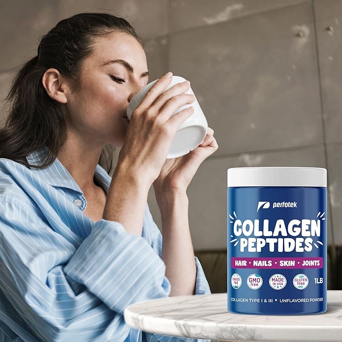 Collagen Powder for Women Men Types (1Lb) Non-GMO