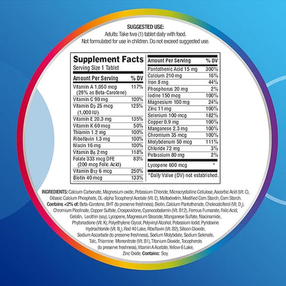 Centrum Multivitamin for Men, Multivitamin/Multimineral Supplement D3, B 200 Count